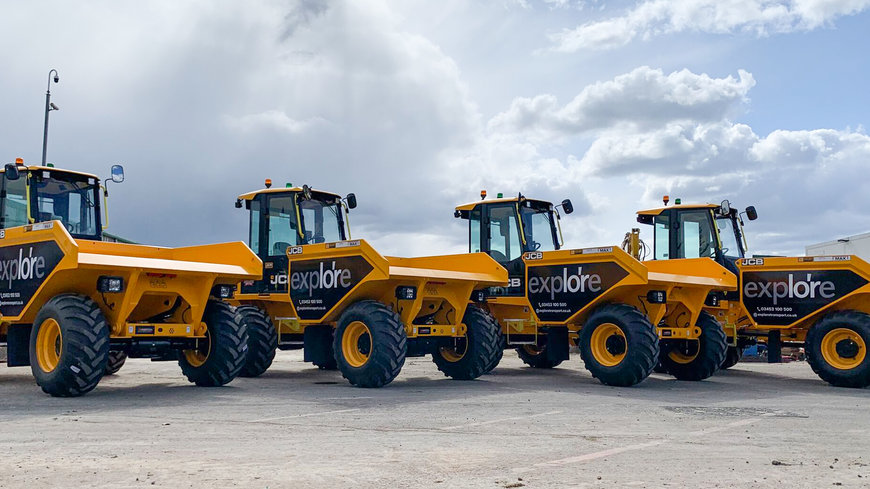 Explore Plant and Transport Solutions specifies  Xwatch ‘pitch and roll’ warning system with combined Trackunit telematics for cabbed dumpers